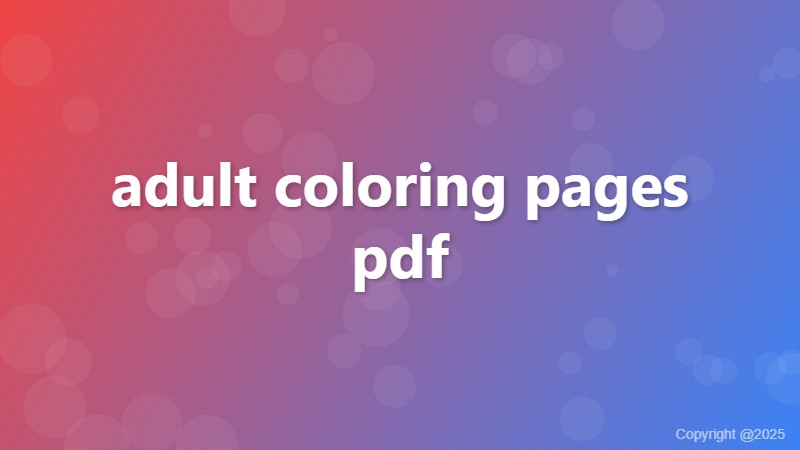 adult coloring pages pdf